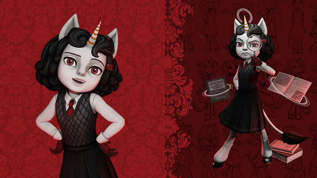 Noiramore Academy lead character Judith Hovern