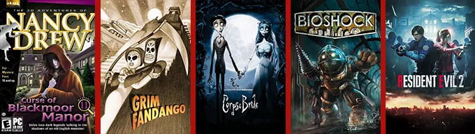 Noiramore Academy game inspirations